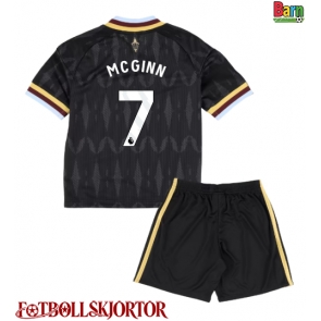 Aston Villa John McGinn #7 Borta Kläder Barn 2026-27 Kortärmad (+ Korta byxor)